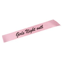Girls Night Out Lady Girls Satin Sashes Hen Stag Night Bachelorette Party Fancy Dress