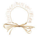 Delicate Bridal Wedding Crystal Beads Satin Ribbon Headpiece Hair Accessories