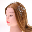 Delicate Bridal Wedding Crystal Headpiece Headwear Hair Accessories Silver