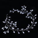 Delicate Bridal Wedding Crystal Headpiece Headwear Hair Accessories Silver
