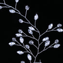 Delicate Bridal Wedding Crystal Headpiece Headwear Hair Accessories Silver