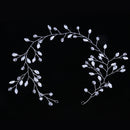 Delicate Bridal Wedding Crystal Headpiece Headwear Hair Accessories Silver
