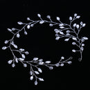 Delicate Bridal Wedding Crystal Headpiece Headwear Hair Accessories Silver