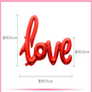 Red Love Letters Large Foil Balloon Wedding Party Valentines Day Decoration