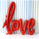 Red Love Letters Large Foil Balloon Wedding Party Valentines Day Decoration