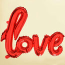 Red Love Letters Large Foil Balloon Wedding Party Valentines Day Decoration