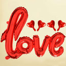 Red Love Letters Large Foil Balloon Wedding Party Valentines Day Decoration