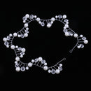 Wedding Party Crystal Wavy Pearls Headpiece Wedding Jewelry Costume
