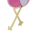 Hawaiian Tropical Paper Hanging Honeycomb Flamingo Party Decoration