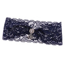 Wedding Bridal Lace Rhinestone Garter Trim Throwaway Toss Hen Night Party Accessories