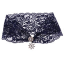 Wedding Bridal Lace Rhinestone Garter Trim Throwaway Toss Hen Night Party Accessories