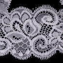 Romantic Wedding Bridal Lace Garter Pearls Rhinestone Bow Garter White