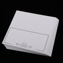 25 Vintage White Blank Place Name Card Wedding Table Cards Supplies