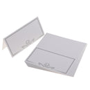25 Vintage White Blank Place Name Card Wedding Table Cards Supplies