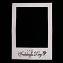 Wedding Day Photo Booth Prop Paper Selfie Frame Background Party Decoration
