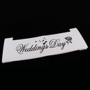 Wedding Day Photo Booth Prop Paper Selfie Frame Background Party Decoration