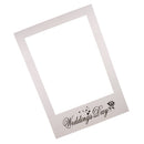 Wedding Day Photo Booth Prop Paper Selfie Frame Background Party Decoration