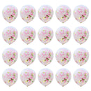 Set of 20pcs Latex Heart Confetti Filled Balloons Wedding Ceremony Valentine's Day Adults Kids Birthday Party Gift 12"