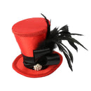 Vintage Mni Top Hat Fascinator Headband Wedding Bride Party Prom Fancy Dress Headpiece