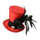 Vintage Mni Top Hat Fascinator Headband Wedding Bride Party Prom Fancy Dress Headpiece