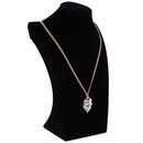 Fashion Crystal Dimante Pendant Necklace Wedding Bride Party Prom Dress Up