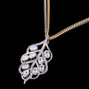 Fashion Crystal Dimante Pendant Necklace Wedding Bride Party Prom Dress Up
