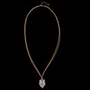 Fashion Crystal Dimante Pendant Necklace Wedding Bride Party Prom Dress Up