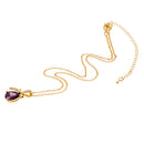 Chic Crystal Diamond Tear Drop Pendant Necklace Wedding Bridal Charm Jewelry