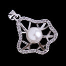 Chic Crystal Pearl Necklace Pendant Wedding Bride Party Prom Fashion Jewelry