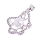 Chic Crystal Pearl Necklace Pendant Wedding Bride Party Prom Fashion Jewelry