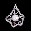 Chic Crystal Pearl Necklace Pendant Wedding Bride Party Prom Fashion Jewelry