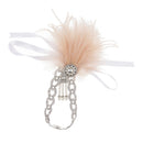 Retro Feather Flapper Headband 1920s Great Gatsby Woman Fascinator Headpiece