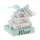 Something Old New Borrowed Blue Note Pads Mini Planner Boxes Bridal Souvenior