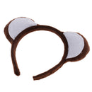Pack of 5 Animal Monkey Ears Headband Bow Tail Tutu Skirt Set Costume Accessories