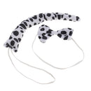 4/set Cute Kids Spotted Dog Puppy Costume Ear Headband & Tail & Bow Tie & Paws Gloves
