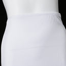 White1-Hoop Mermaid Trumpet Bride Long Wedding Dress Party Prom Underskirt Petticoat Crinoline 110 cm