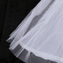 White1-Hoop Mermaid Trumpet Bride Long Wedding Dress Party Prom Underskirt Petticoat Crinoline 110 cm