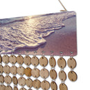 Sea Wave Calendar Birthday Planner Board Wood Reminder Hanging Plaque Gifts