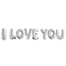 Romantic I Love You Foil Balloons Diamond Ring Heart Balloon Wedding Party Decorations
