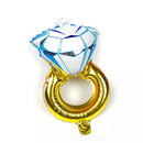 Romantic I Love You Foil Balloons Diamond Ring Heart Balloon Wedding Party Decorations