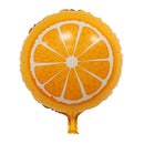 6 Pieces Tutti Fruit Foil Balloons Tropical Hawaiian Luau Birthday Party Decorations