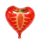 6 Pieces Tutti Fruit Foil Balloons Tropical Hawaiian Luau Birthday Party Decorations