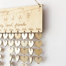 DIY Wood Birthdays Anniversaries Reminder Calendar Board Plaque