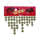 Multi-Color DIY Wood Birthdays Anniversaries Reminder Calendar Board Plaque