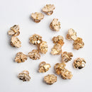 Pack of 50 Vintage Alloy Metal Rose Flower Charms Jewelry Findings Hat DIY Craft
