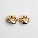 Pack of 50 Vintage Alloy Metal Rose Flower Charms Jewelry Findings Hat DIY Craft