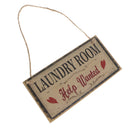 Rustic Laundry Room Help Wanted Wooden Sign Laundry Service Hanging Board Photo Prop