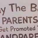 Only The Best Parents Get Promoted To Grandparents Board Wood Hanging Decor