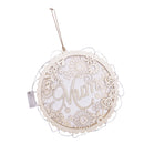 Vintage ''Mum'' Floral Cutout Wooden Hanging Board Plaque Light String Mother's Day Birthday Gift