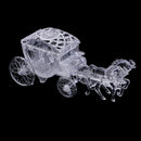 Pack of 12pcs Crystal Horse Carriage Shape Candy Boxes Party Favor